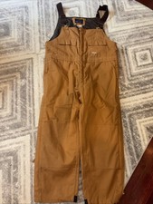 Walls Zero Zone Mens Insulated Overall Coveralls XL Reg Quilted Canvas Workwear