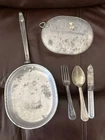Vintage U.S. Army Military WW1 Mess Kit 1918 with Utensils