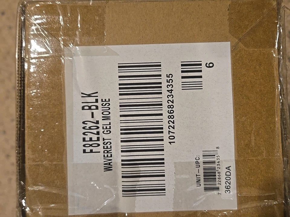 NEW Belkin WaveRest Gel Mouse Pad, Black F8E262-BLK. NIP 6 Pack Im Box Sealed - Image 4 of 4