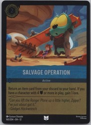 Salvage Operation 165/204 Wilds Unknown - Cold Foil