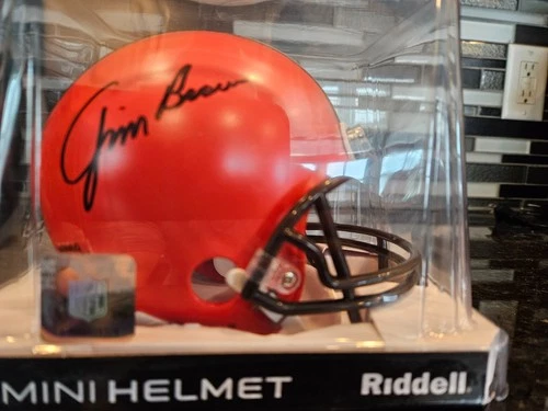 Jim Brown Signed  Mini Helmet Auto Cleveland Browns Steiner Authenticated