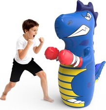 Inflatable Punching Bag for Kids - Unicorn & Dinosaur Bop Bag Toys Gifts for Boy