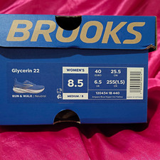 Brooks Glycerin 22 Women's Running Shoes Amparo Blue/Yellow Mesh B 120434