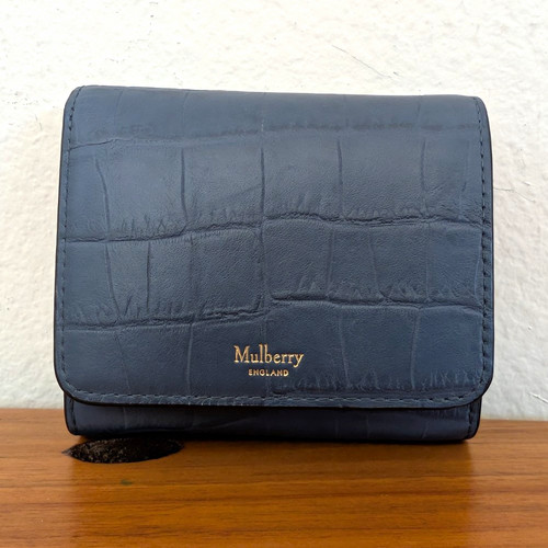 Mulberry Croc Patterned wallet (EUC)
