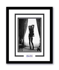 Cara Delevingne Autographed Signed 11x14 Framed Photo B&W Fashion Art ACOA