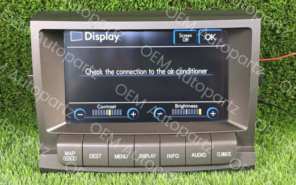 Lexus GX470 2006-2008 Tela de Navegação Multi Display 86111-60270 Fabricante de Equipamento Original Usado - Imagem 3 de 4
