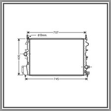 Radiateur Saab 9-3