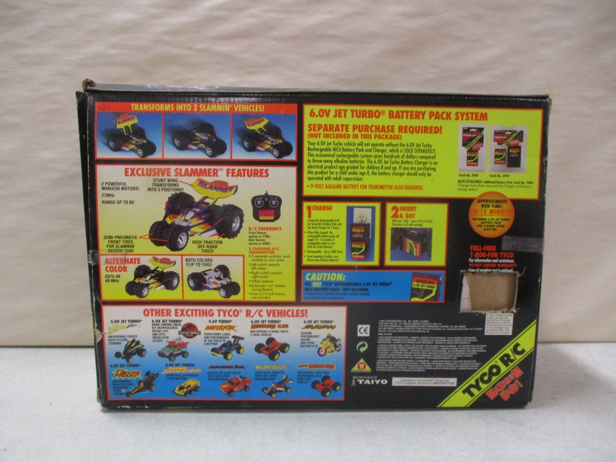 1997 Tyco Slammer Radio Control Jet Turbo | eBay