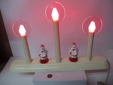 Royal Electric Christmas Choirboys vintage anni 40 con 3 candele accese Halo C-7