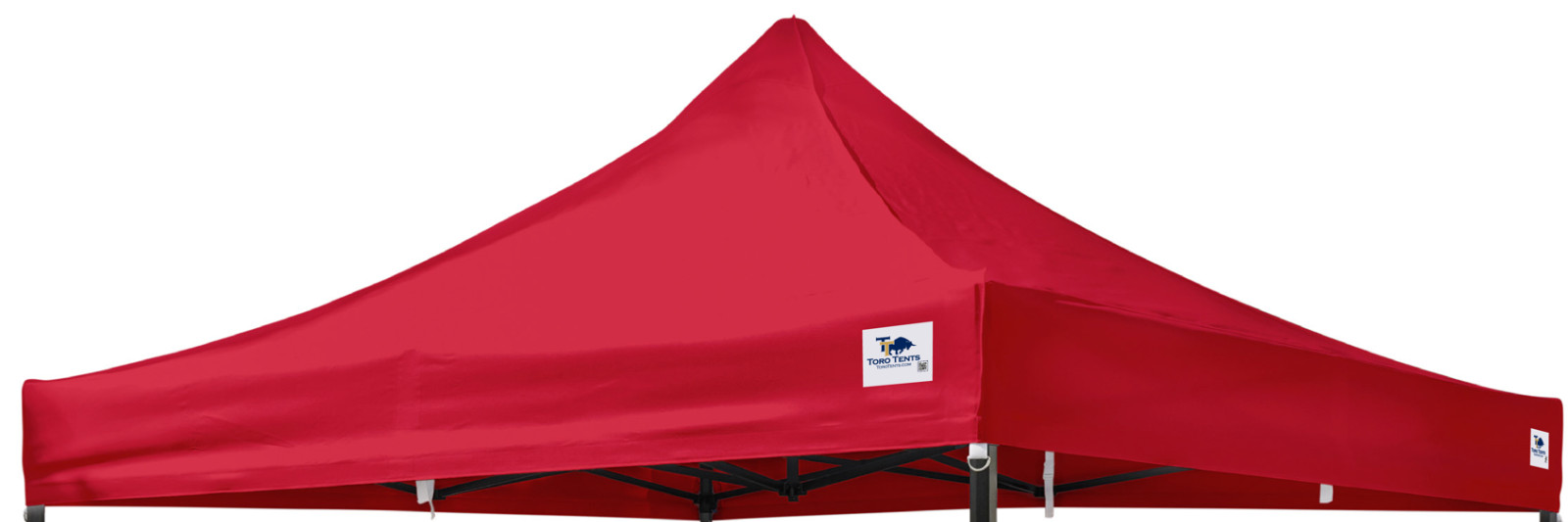 Tent Top Cover Instant Ez Up Canopy Red Cover Only