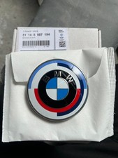 BMW Round Bonnet Emblem Blue White Red Black OEM 5114887194 Used/Refurbished