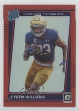 2022 Panini Chronicles Draft Picks Red Prizm 137/149 Kyren Williams #20 00jz