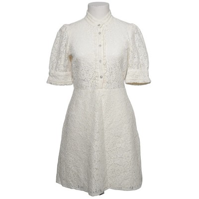 Zara, Kleid, Größe: S, Weiß, Polyester/Viskose, Sonstiges, Spitze, Damen #vxS