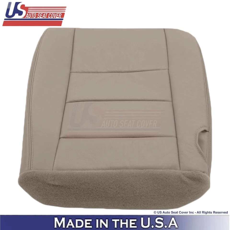 Cubiertas de repuesto delanteras de cuero sintético tostadas para Ford F250 F350 Lariat 2003-2004 OEM Foto 2 de 4