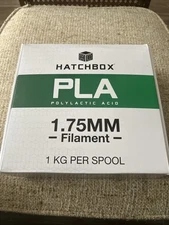 Hatchbox 1.75mm PLA 3D Printer Filament 1kg Spool Black