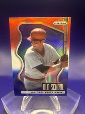 2022 Panini Prizm #OS-8 Carl Yastrzemski Old School Red/White/Blue Prizm