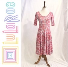 NWOT LuLaRoe Nicole Dress Sz S Pattern Tea Length