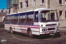 Bus Coach Photo - Yelloway (Ribble hire) XTF812L Leopard Duple Rochdale April 87