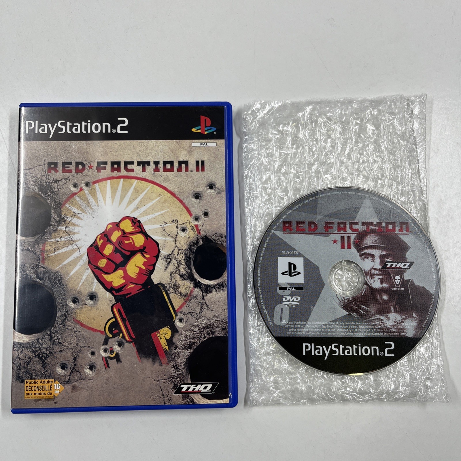red faction 2 boîte FR playstation 2 PS2 français sans notice