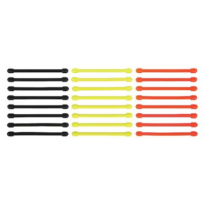 Nite Ize Gtpp3-A1-R8 Twist Ties, Rubber, 3''L, 3/10''W, Pk24