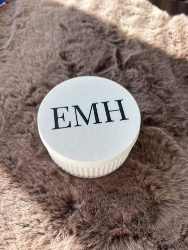 Personalised Initials Trinket Box Ring Holder Jewellery Box Custom Gift for Her