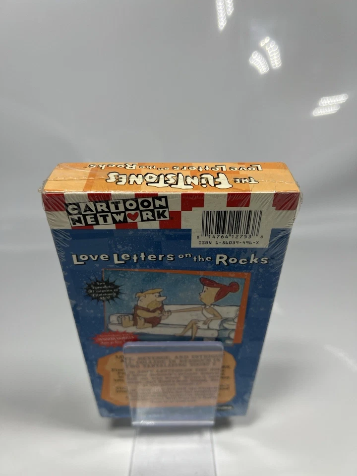 The Flintstones Love Letters On The Rocks VHS Cartoon Network Logo RARE - Image 4 of 4