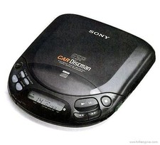 Vintage Sony Car Discman - Portable Compact Disk Player D-824K 