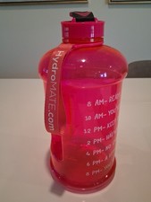 HydroMATE Pink Water Bottle 73 oz 1/2 Gallon New With Tags
