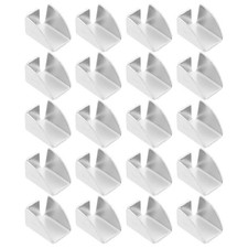 20Pcs Metal Shelf Clips Shelf Support Pegs for Home Cabinets