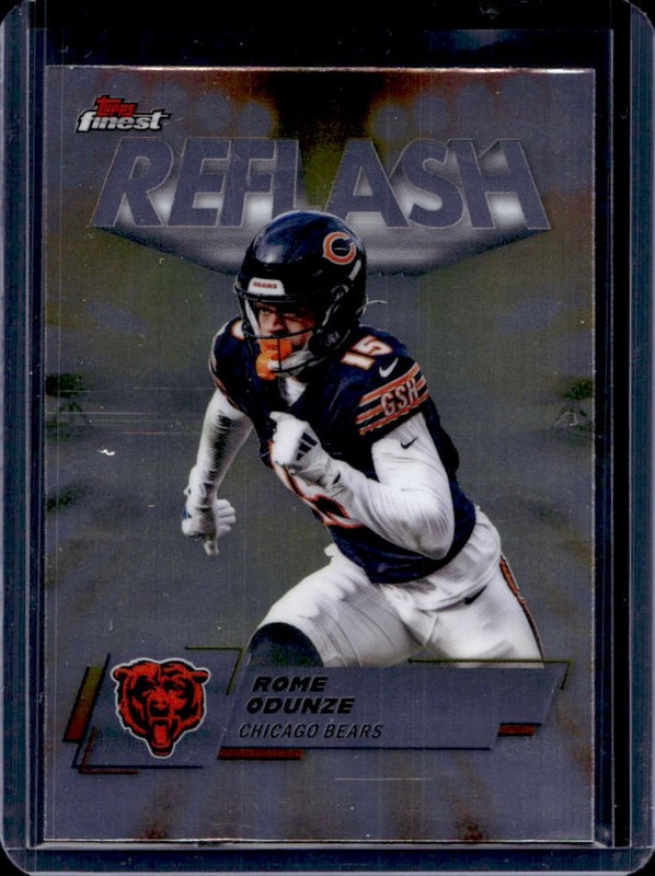 2025 Topps Finest Rome Odunze Reflash #RF-12 Bears