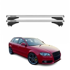 Menabo Dachträger für Audi A3 8PA Sportback 2004-2012 Aluminium Silber 2 tlg