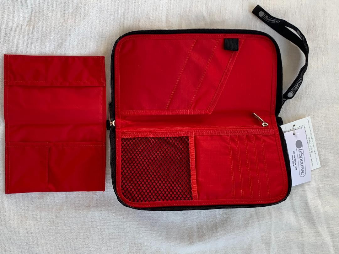 LeSportsac MULTI PASSPORT WALLET Black Patent | eBay