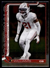 2025 Topps Chrome #6 Garrett Williams Base Arizona Cardinals