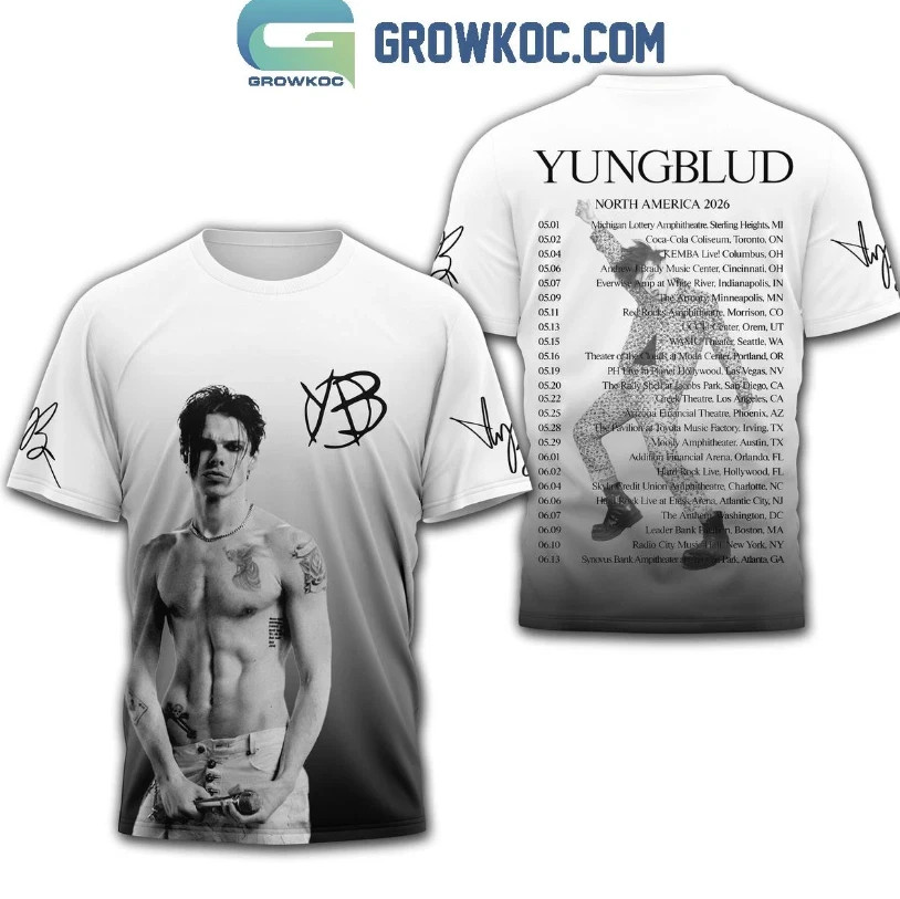 Yungblud North America 2026 Tour 3D Printed Shirt BO2601