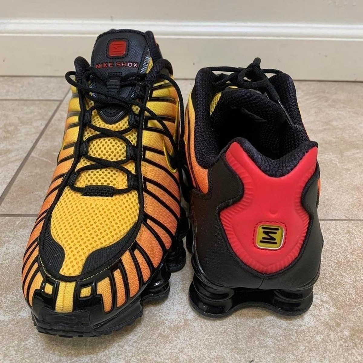 Nike Shox TL Orange Sunrise sneakers New with box | eBay