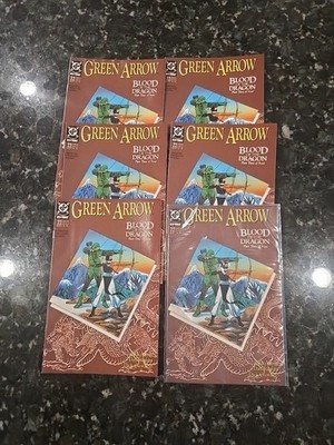 6 Copies Of Green Arrow - # 22 (DC Comics, 1988) Blood Of The Dragon Great Shape