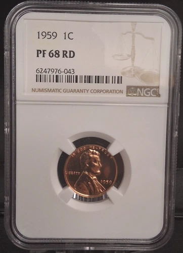 1959-P Lincoln Memorial Cent Proof — photo from the most recent tracked eBay sale