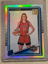 2025 Donruss WNBA Silver Holo Lucy Olsen RC Washington Mystics