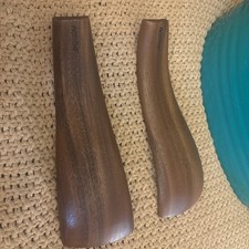 Nambe Salad Serving Set Fork and Spoon, Woode...