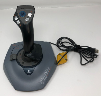Logitech WingMan Extreme Digital 3D USB Joystick Tested Working PC
