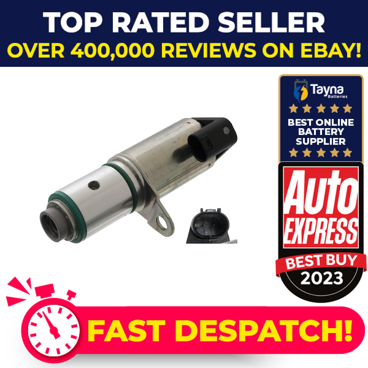 Camshaft Adjuster Valve fits VOLVO V70 Mk3 2.5 Exhaust Side 07 to 12 30731282
