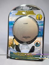 NEW COBY Silver Personal Compact CD Player CX-CD109 w/Headphones Slim SEALED