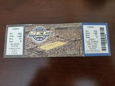 2002 SEC Tournament Basketball Ticket Auburn Tigers Florida Gators LSU Tigers