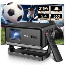 XGODY 4K 8K Smart Beamer Projektor 360 ANSI W...