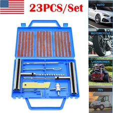 23Pcs Tire Repair Kit DIY Flat Tire Repair Car Truck Motorcycle Plug Fix Tool