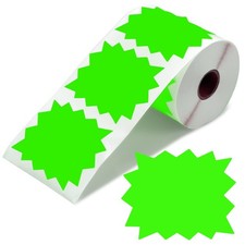 500 Piece Price Stickers Sale Tags Adhesive Labels Large, Green