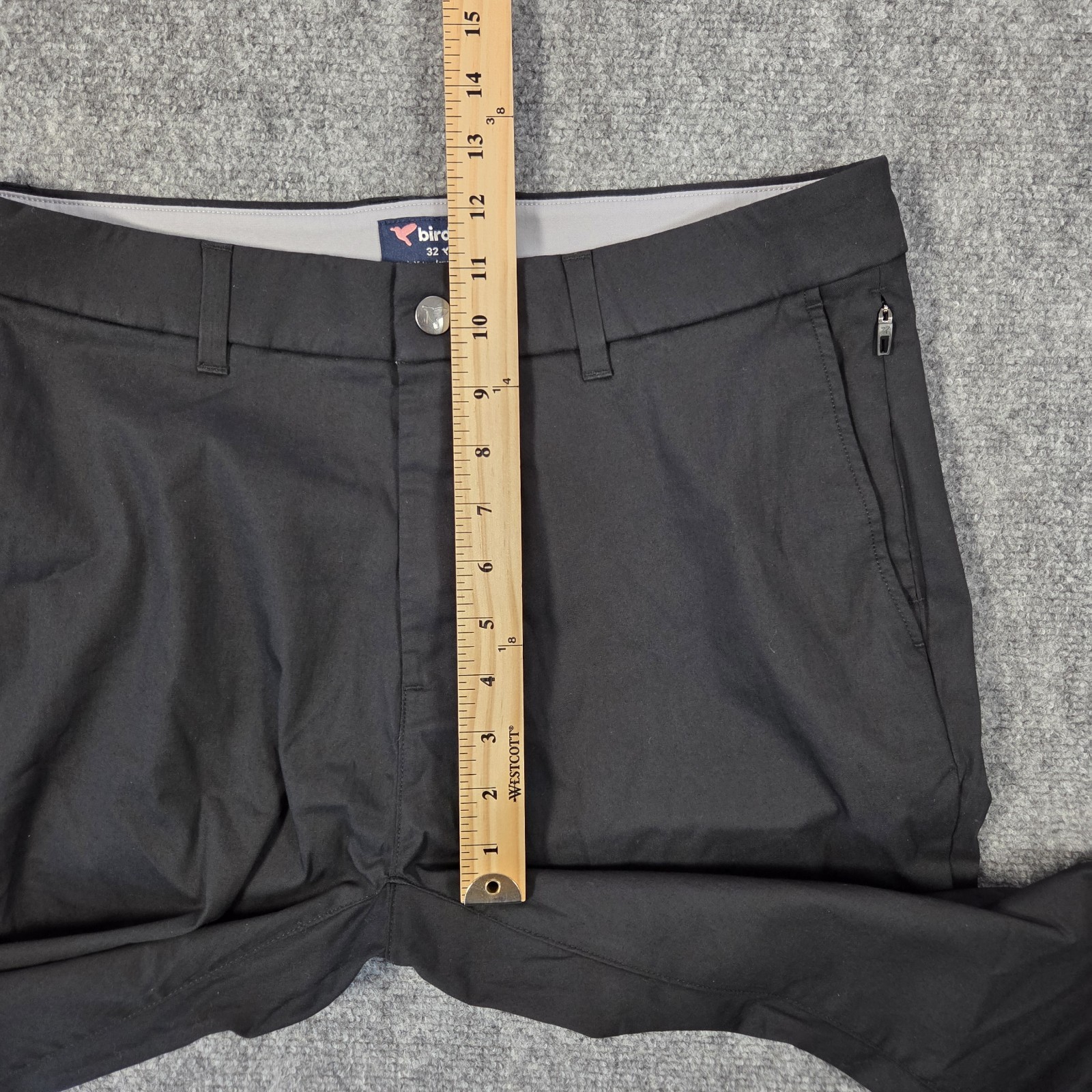 Birddogs Mens Pants 32x30 Black Stretch Chino Performance Boomstick Casual
