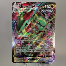 Rayquaza VMAX 111/203 Evolving Skies Rapid Strike Holo carta Pokemon rara quasi nuova