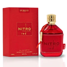 Nitro Red EDP 100ML (3.4OZ) By Dumont Paris | Long Lasting, Fruity, Floral, Wood