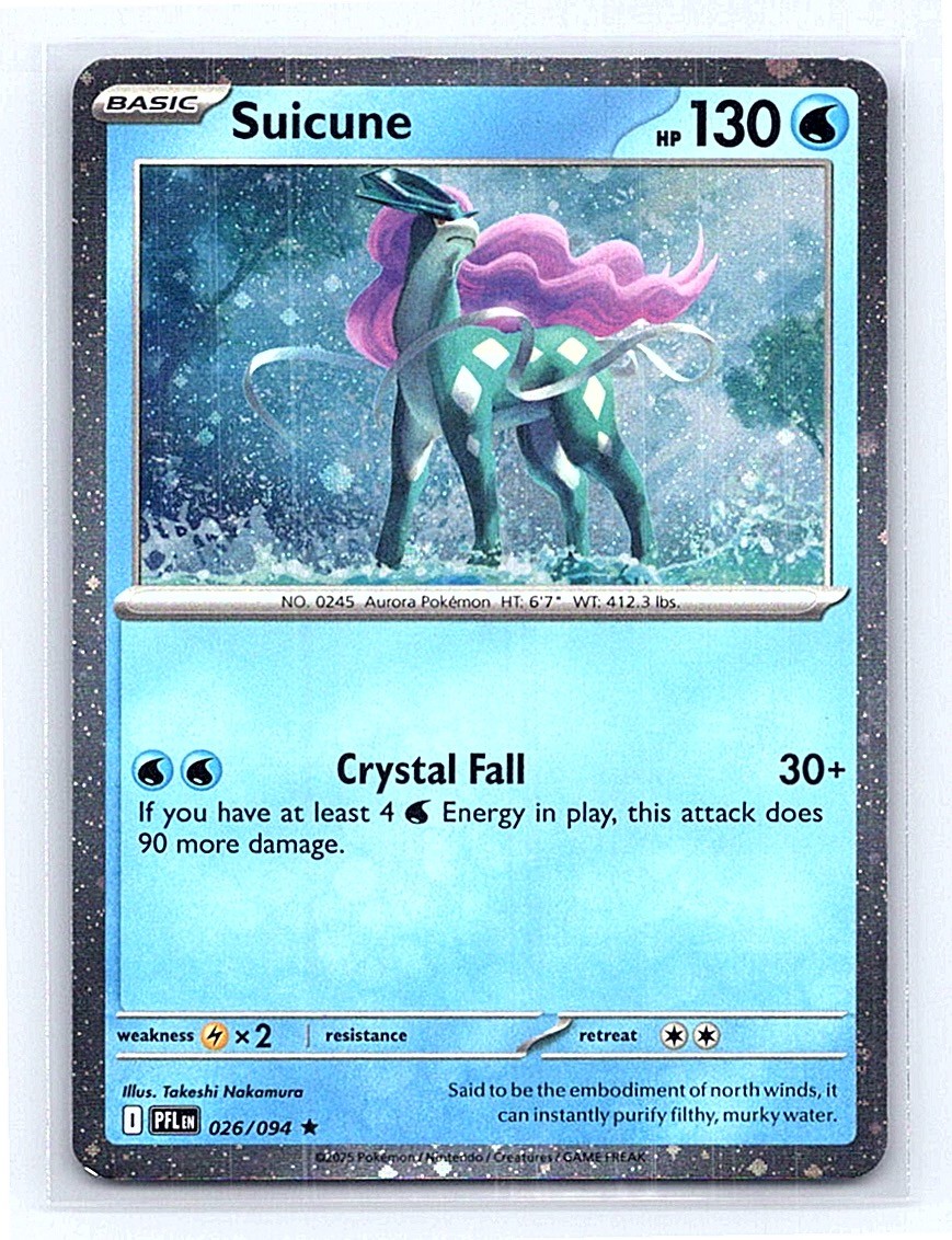 Suicune (Cosmos Holo) Holo 026/094 Miscellaneous Cards & Products Rare NM